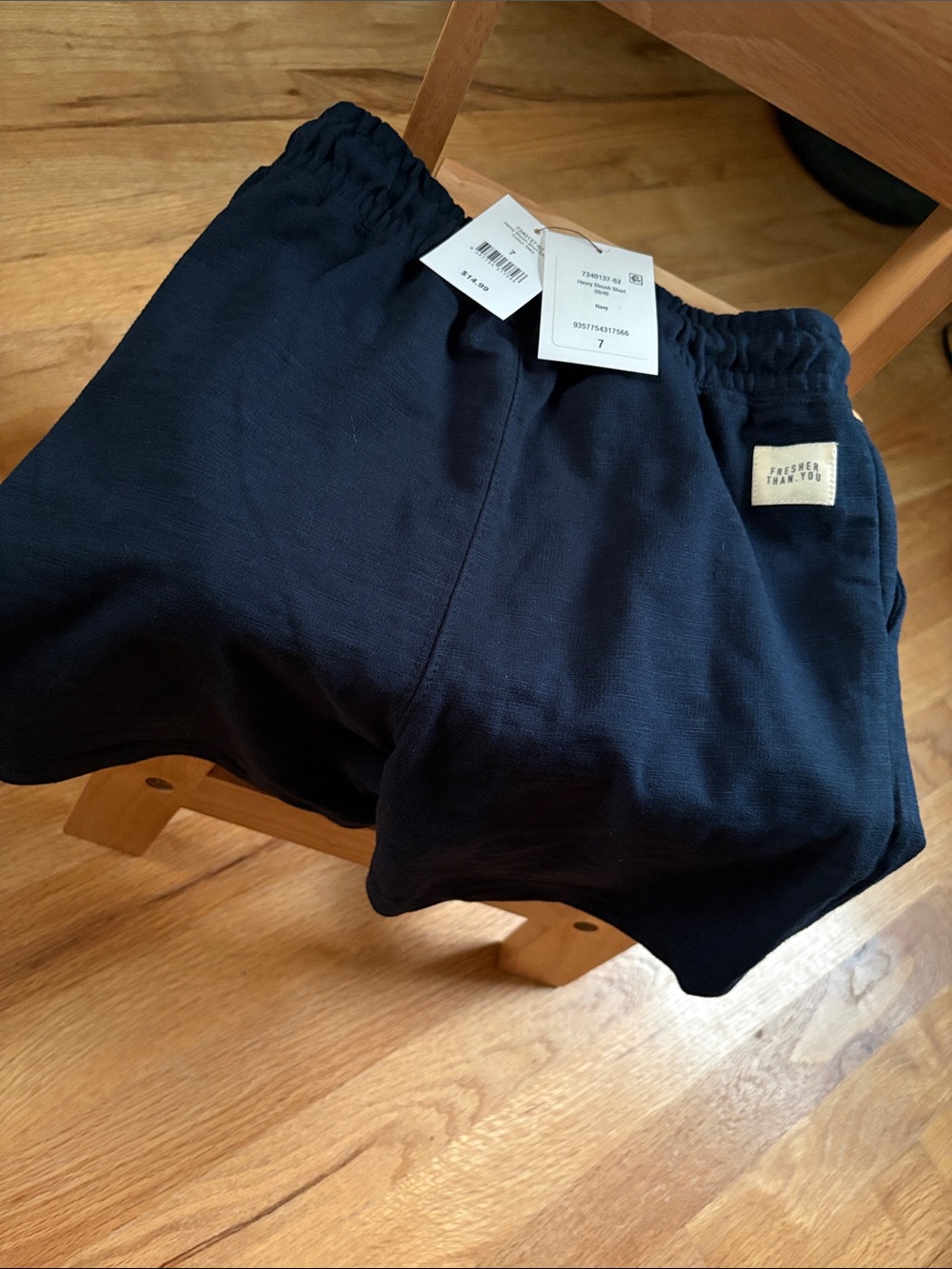 Cotton On Boys Navy Elastic-Waist Shorts